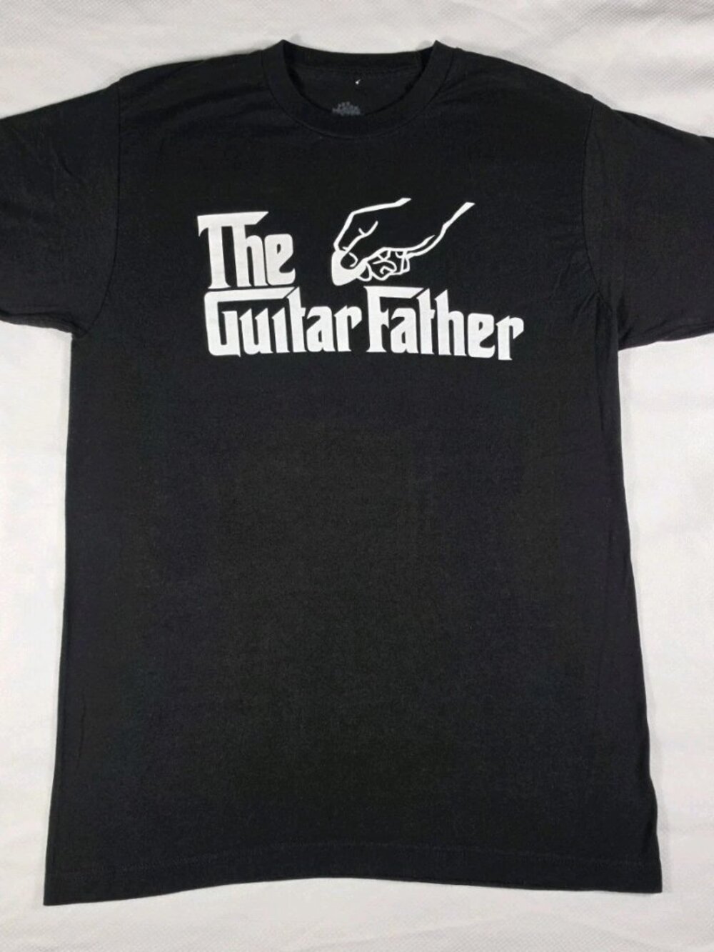 The Guitar Father - Black Shirt - Ann Arbor T Shirt Company - M - Fender Gibson